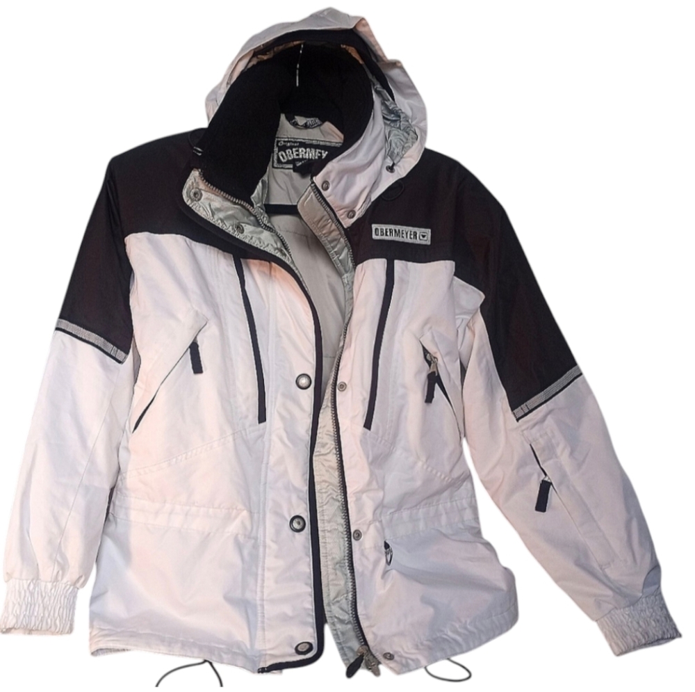 Obermeyer Black and White Ski Jacket